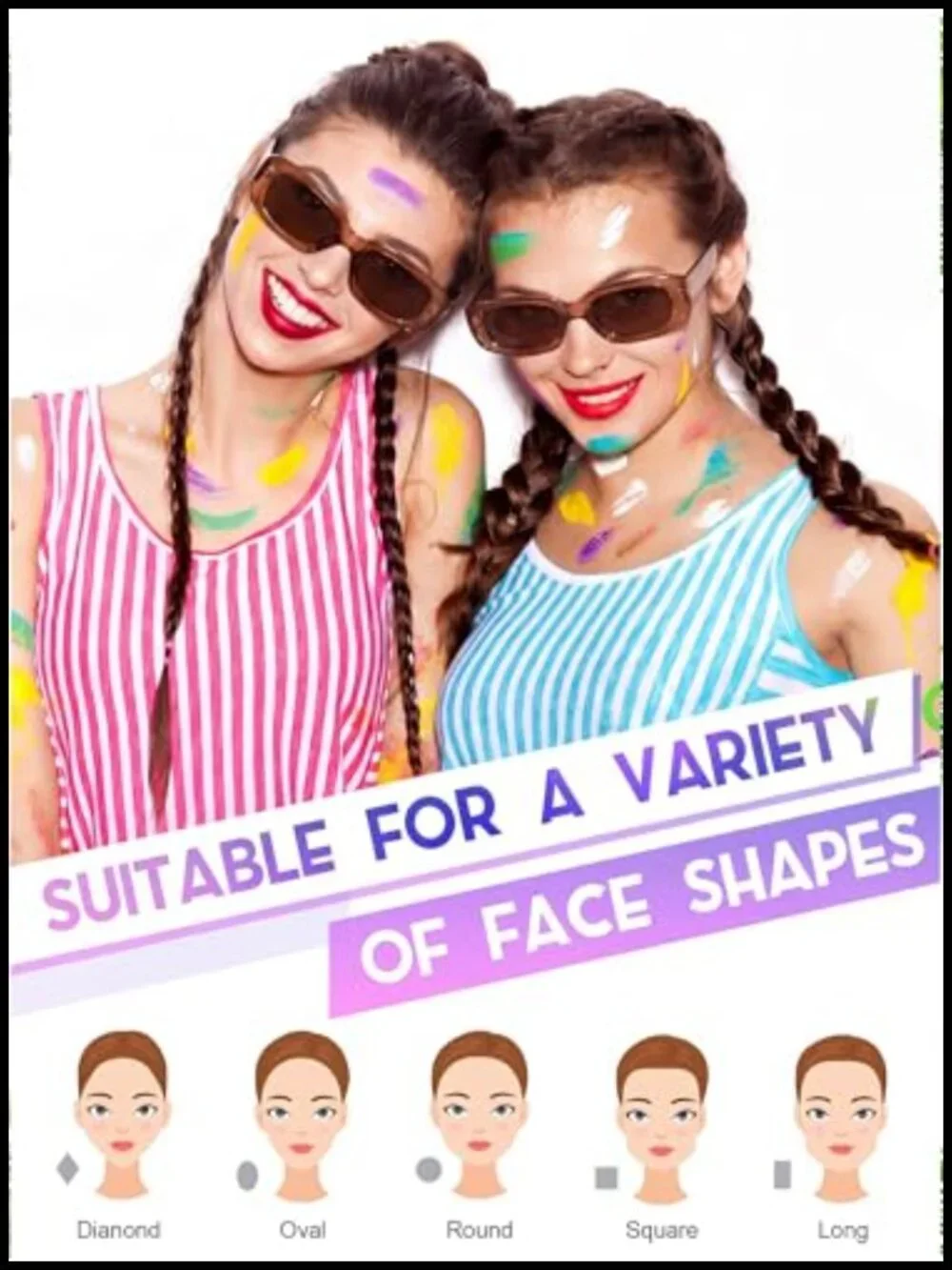 Retro Rectangle Sunglasses 90s Y2k Square Frame Plastic